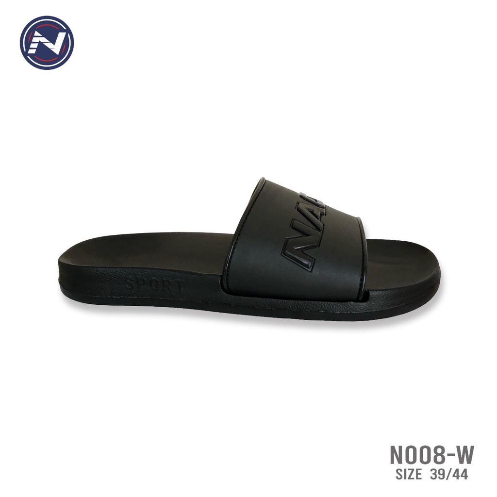 Sandal Slide Karet / Sendal Slop Pria Empuk Ringan &amp; Nyaman - N008 39/44