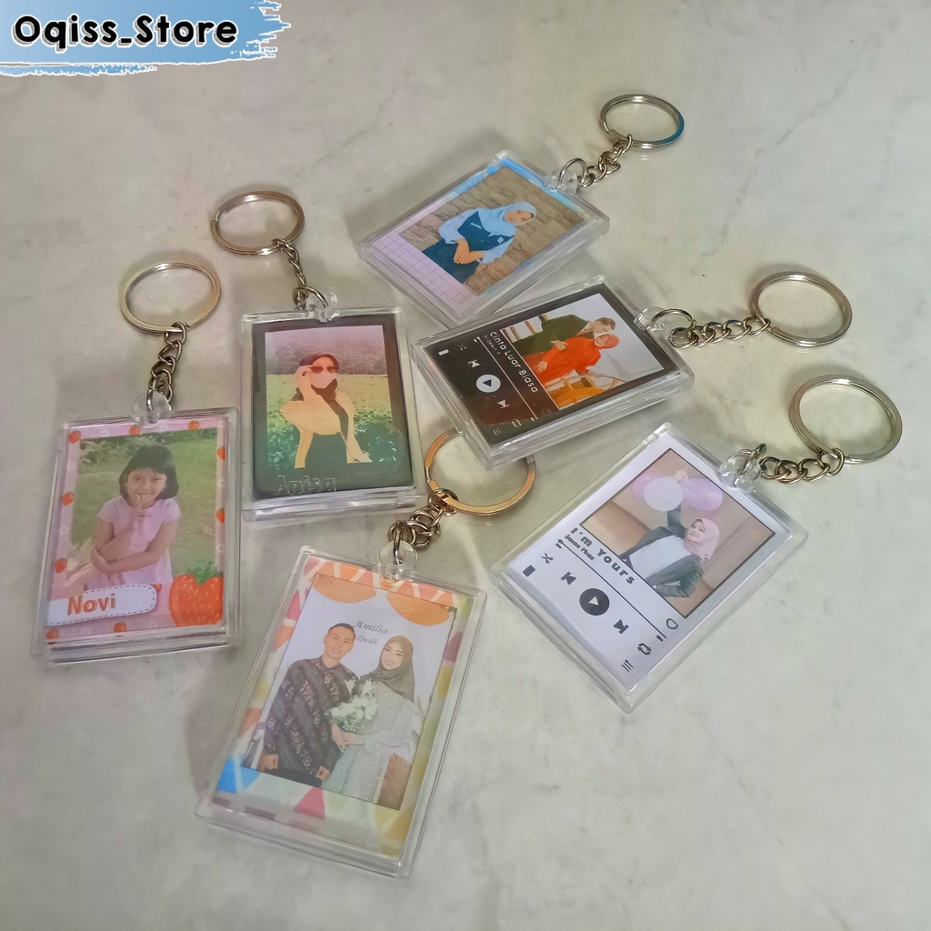 Jual Gantungan Kunci Akrilik Custom Foto Suka-Suka | Shopee Indonesia