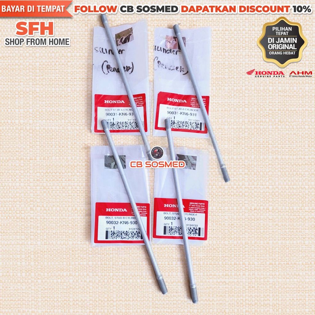 Baut Blok Baut Sunduk Tiger REVO Baut Ancer Tiger Revolution Baut Tusuk Sate TIREV Original Honda AH