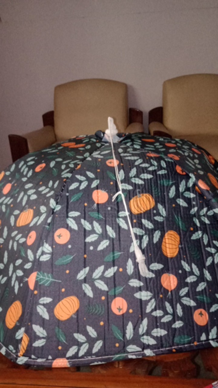 Tudung Saji Lipat Jumbo Penahan Panas Food Cover Penutup Pelindung Makanan Payung Aluminium Foil 4.7