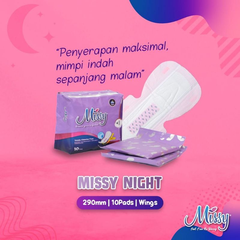 Pembalut Missy Night / Pembalut Herbal