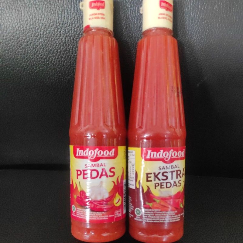 

Indofood sambal pedas/ekstra pedas 275ml