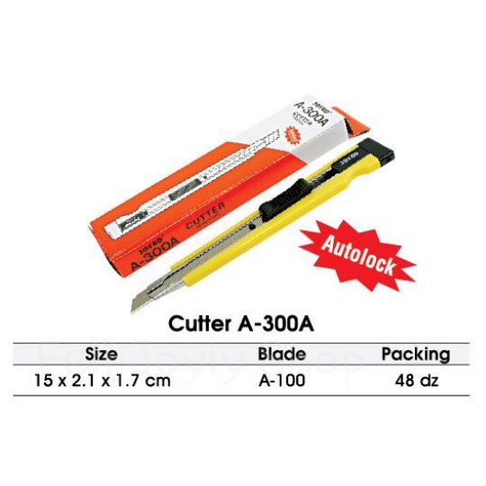

CUTTER JOYKO A300A REFILL ISI KATER PISAU PEMOTONG KERTAS