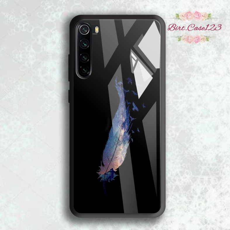 back case glass FEATHER Oppo A3s A1k A5 A9 2020 A7 F9 A5s A31 A52 A53 A92 A37 A57 A59 A71 A83 BC5201