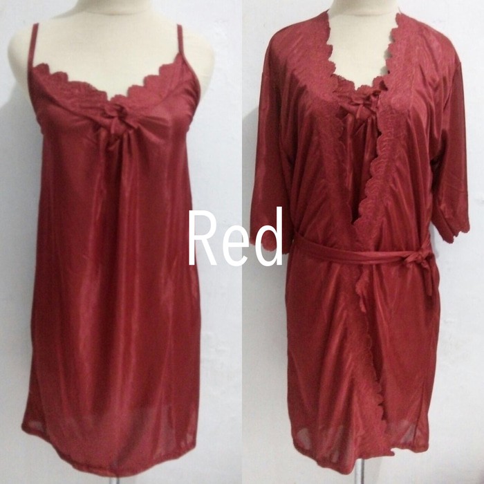 piyama baju tidur kimono tricot dewasa wanita sexy