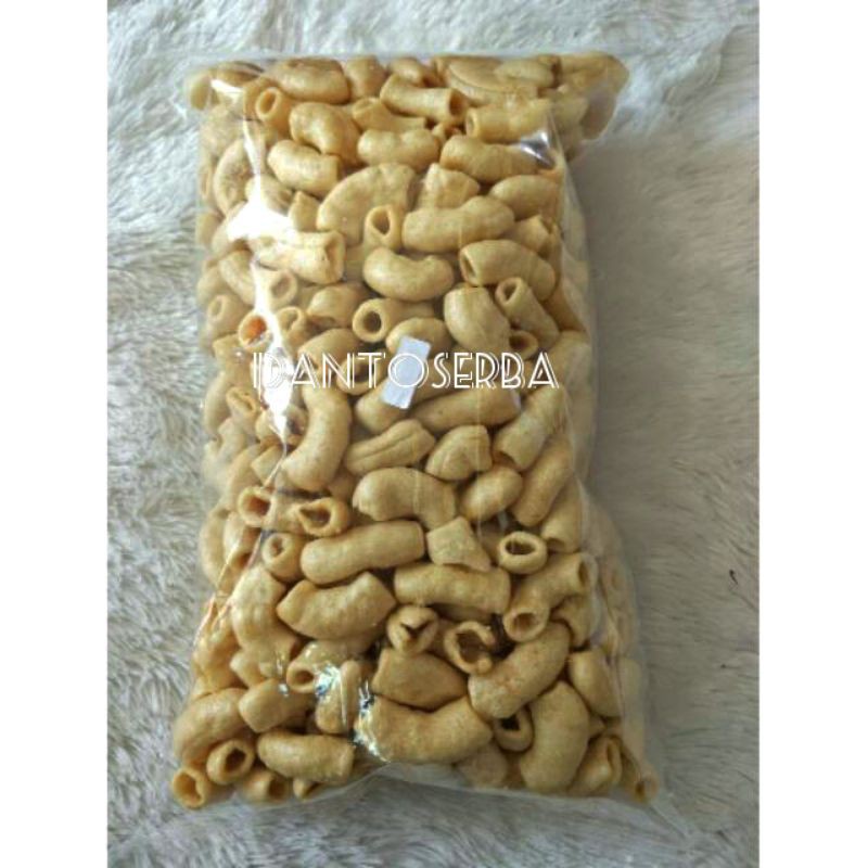 

cemilan Snack krupuk makaroni original gurih