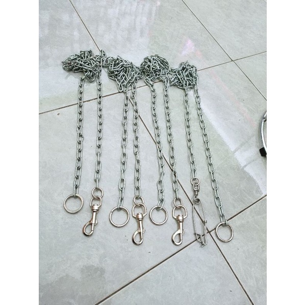 rantai anjing bahan besi rantai gembok kuat panjang harga satuan eceran