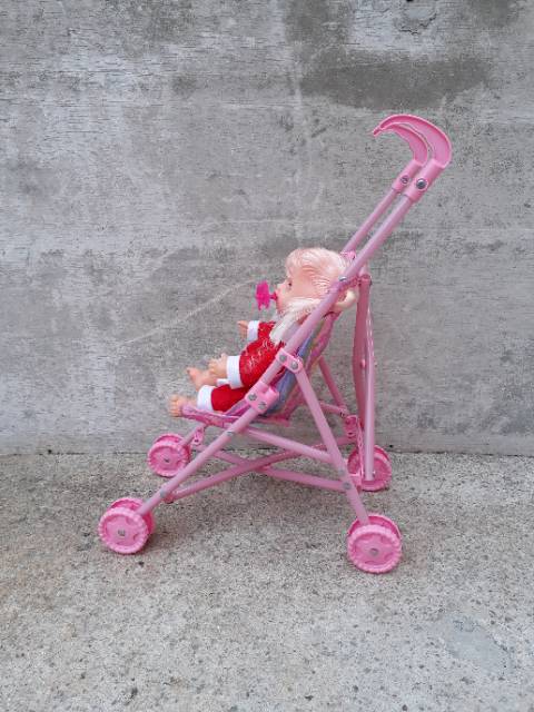 Mainan dorongan bayi dan boneka bisa nangis - Baby stroller edukatif