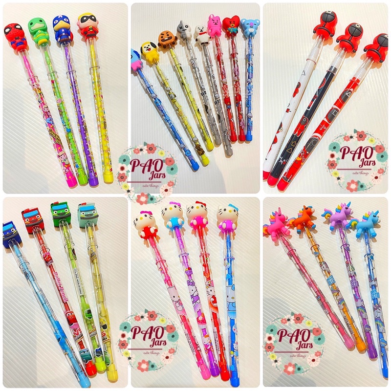 

Pensil sekolah / pensil susun / pensil tusuk / pensil karakter