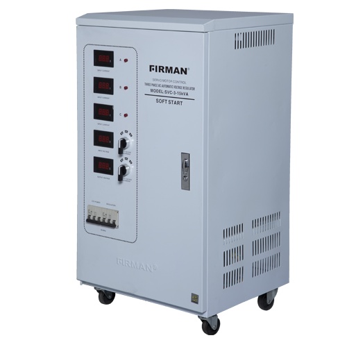 Stabilizer LISTRIK SVC3-15KVA FIRMAN 3 Phase 15KVA / Stavol Listrik Stavol Stavolt SVC 15 KVA Stabiliser FIRMAN SVC-3 15KVA