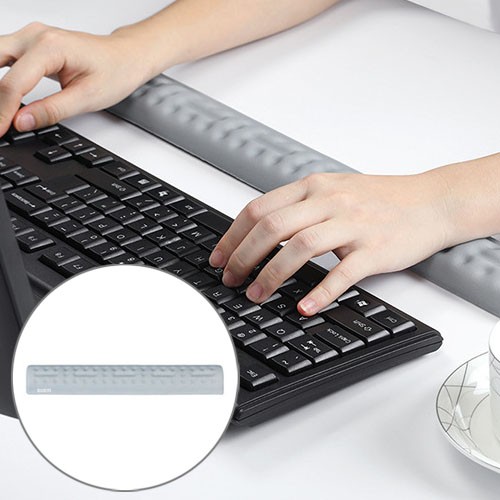 SS15416 - BUBM KEYBOARD WRIST SUPPORT MEMORY PILLOW FOAM GREY