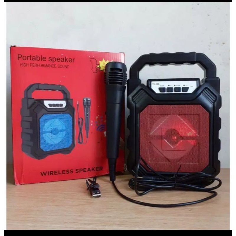 Speaker Bluetooth + Mic Portable