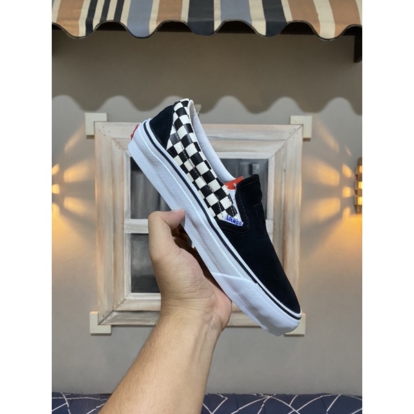 VANS SLIP ON PRO x THRASHER BLACK CHECKERBOARD