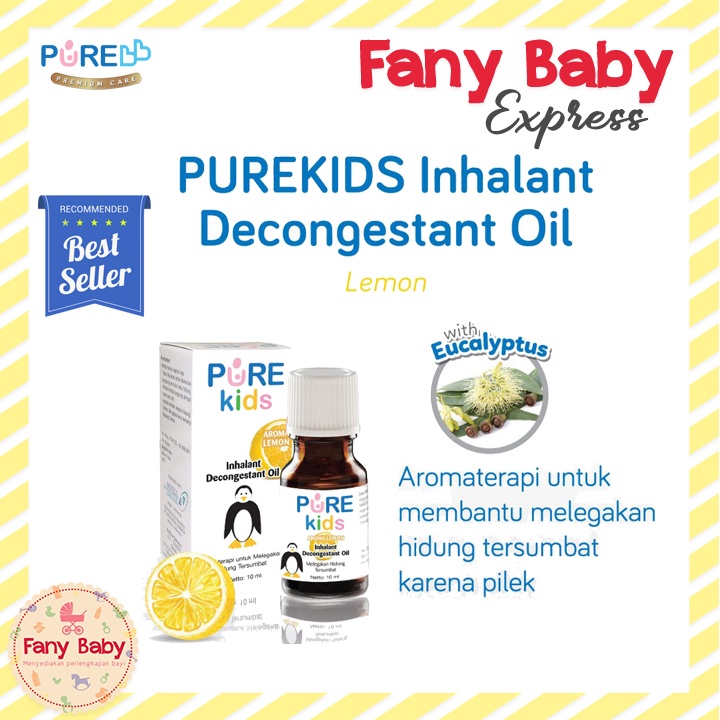 PURE KIDS INHALANT DECONGESTAN OIL 10ML