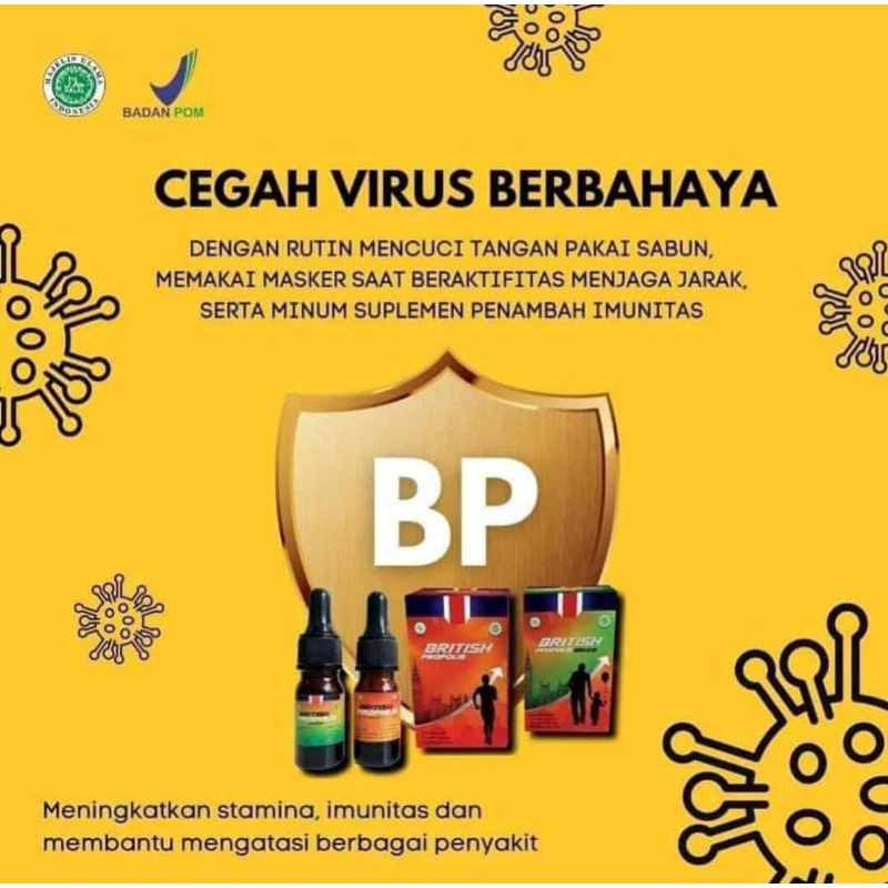 BRITISH PROPOLIS PAKET 10 BOTOL