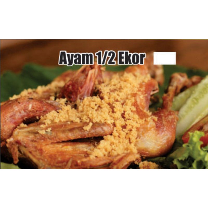 

Ayam Kremes (1/2ekor)