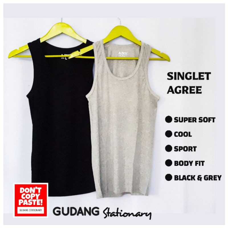 Singlet Sleeveless Mens AGREE SPORT