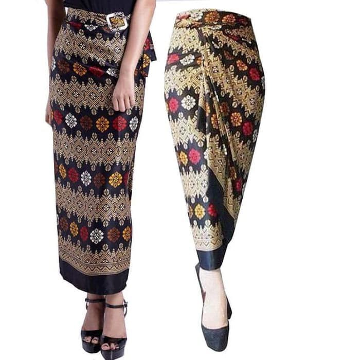 DRESS BATIK Rok Modern Lilit Batik Wanita Bawahan Panjang Pendek Murah Terbaru Cew  IWAZAH OFFICE