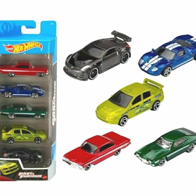 ,,,,,,,] Hotwheels hot wheels giftpack isi 5 mitsubishi lancer fast and furious