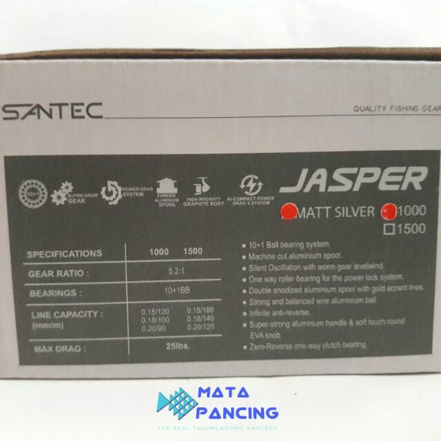 Reel santec jasper 1000 power handle