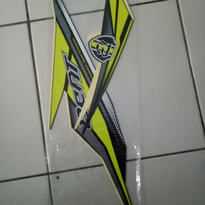 stiker striping honda beat cw 2019 hitam hijau
