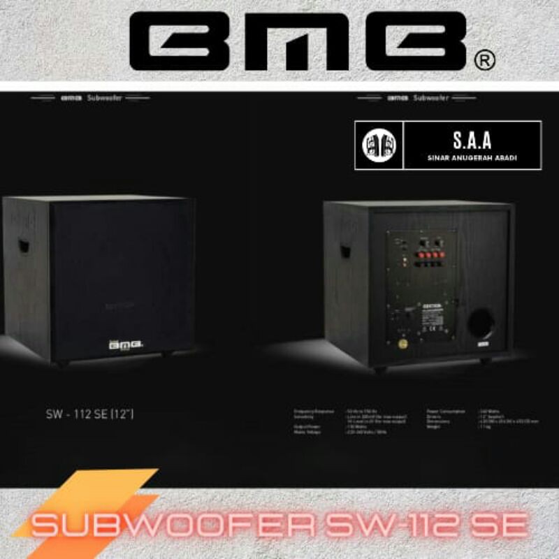 SUBWOOFER AKTIF BMB SW 112 SE (12"inch)