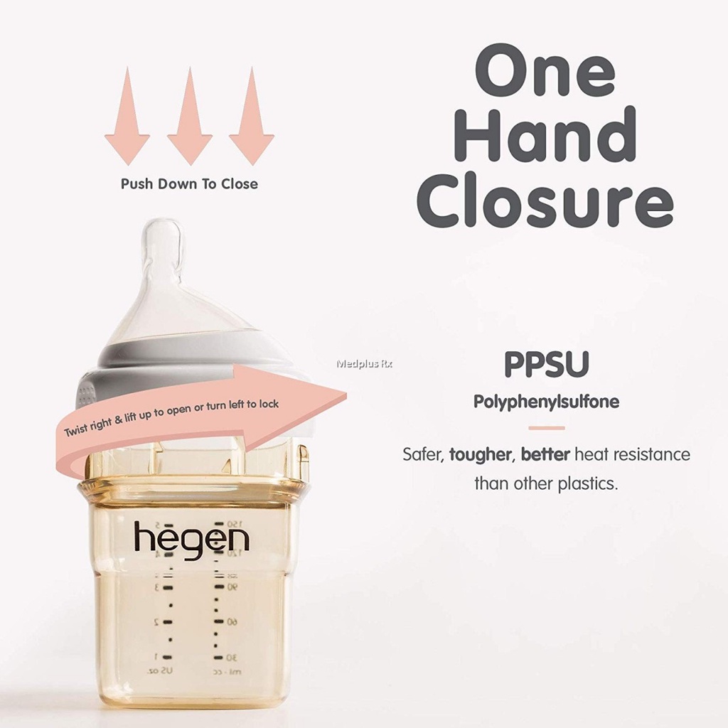 Hegen Feeding Bottle PPSU - Botol Susu Bayi Hegen All Varian 150ml - 240ml &amp; 330ml