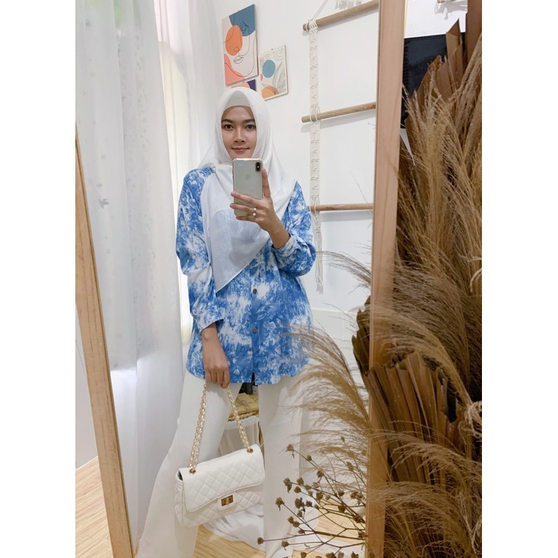 aluna kemeja oversized