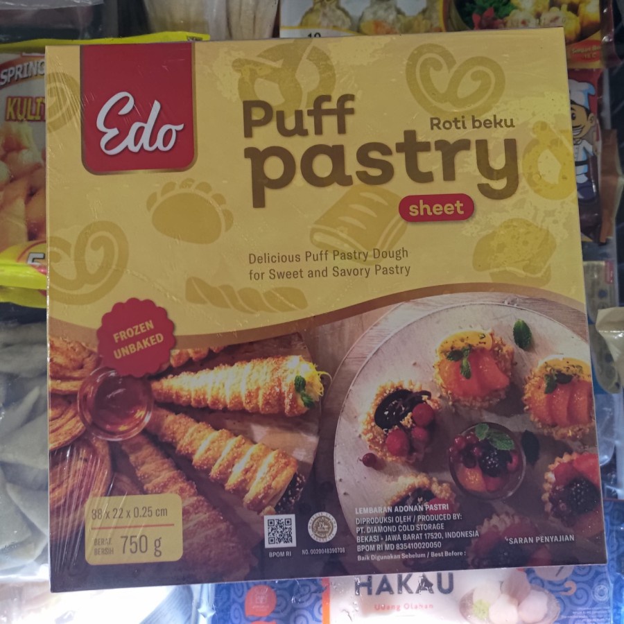 

edo puff pastry roti beku 750 gr