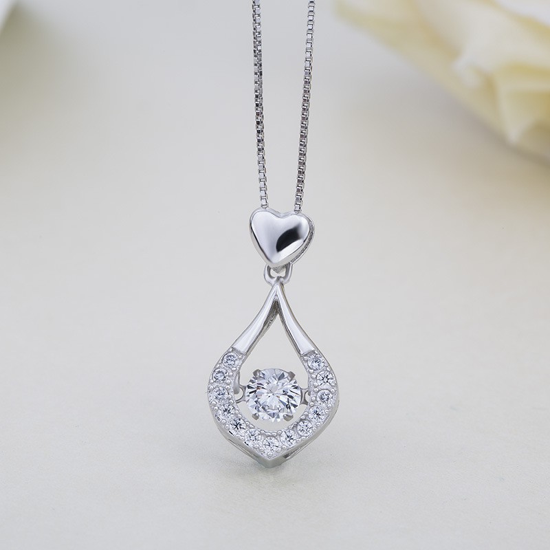 Kalung Perak / Necklace 925 Sterling Silver Cewek Korea S925 Cocok Hadiah KS016 Elegant