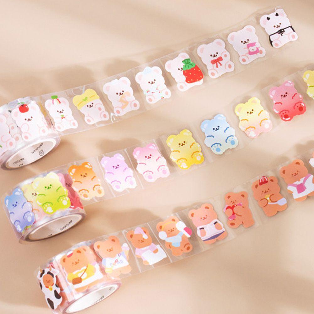 Mxbeauty Tape Perekat Kreatif Siswa Alat Tulis Buku Pegangan Dekoratif Scrapbooking Label Tape Hand Akun Pita Dekoratif