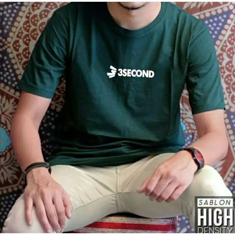 KAOS PRIA 3second ORIGINAL