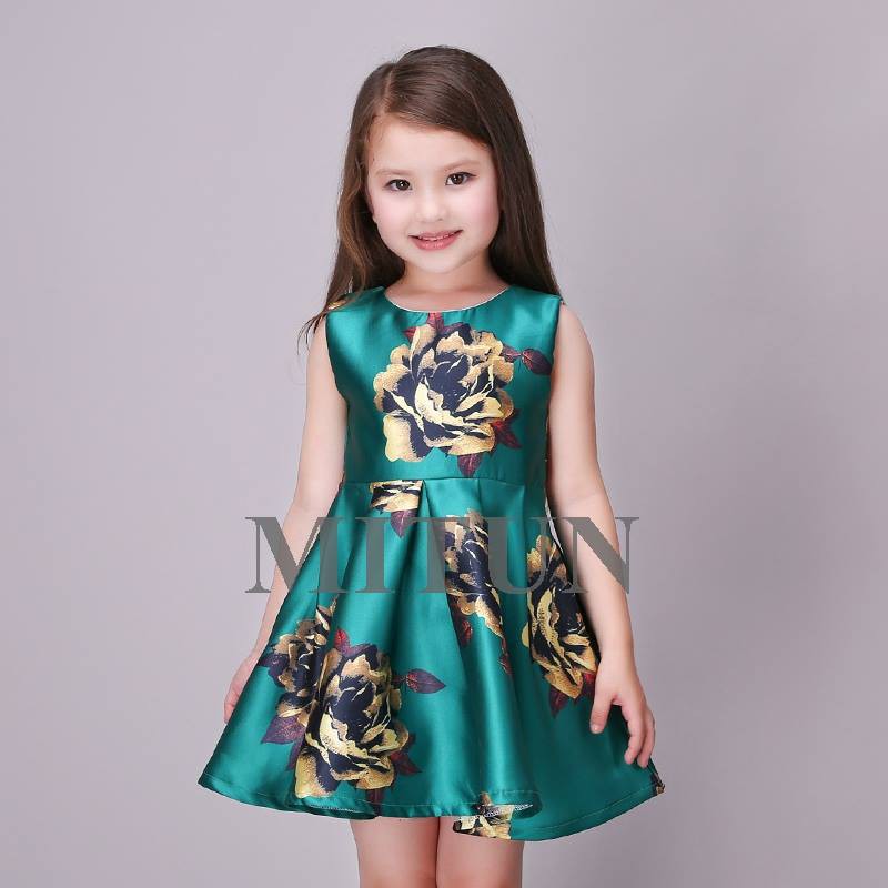 Dress Anak Cewek Nicole Green