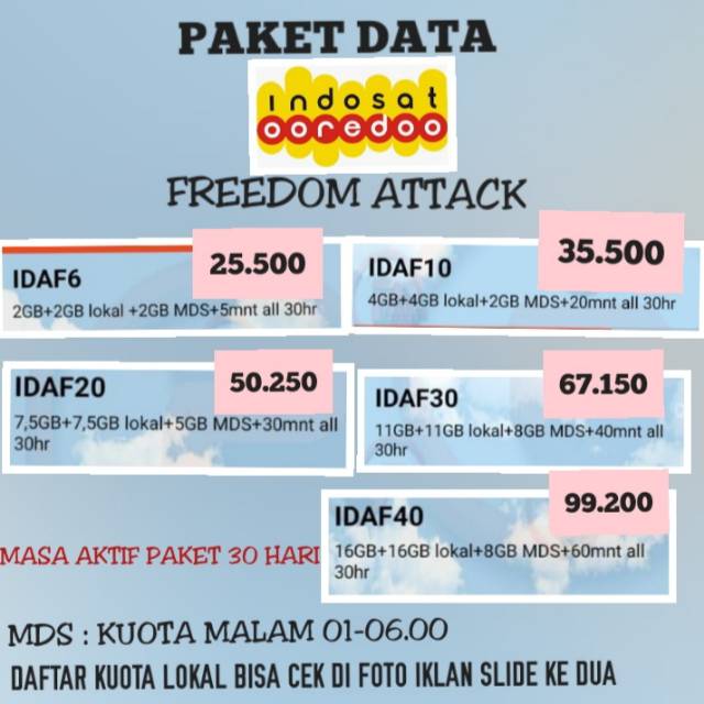 Daftar Paket 10Mb Indosat - Paket Internet Murah Cara Daftar Paket