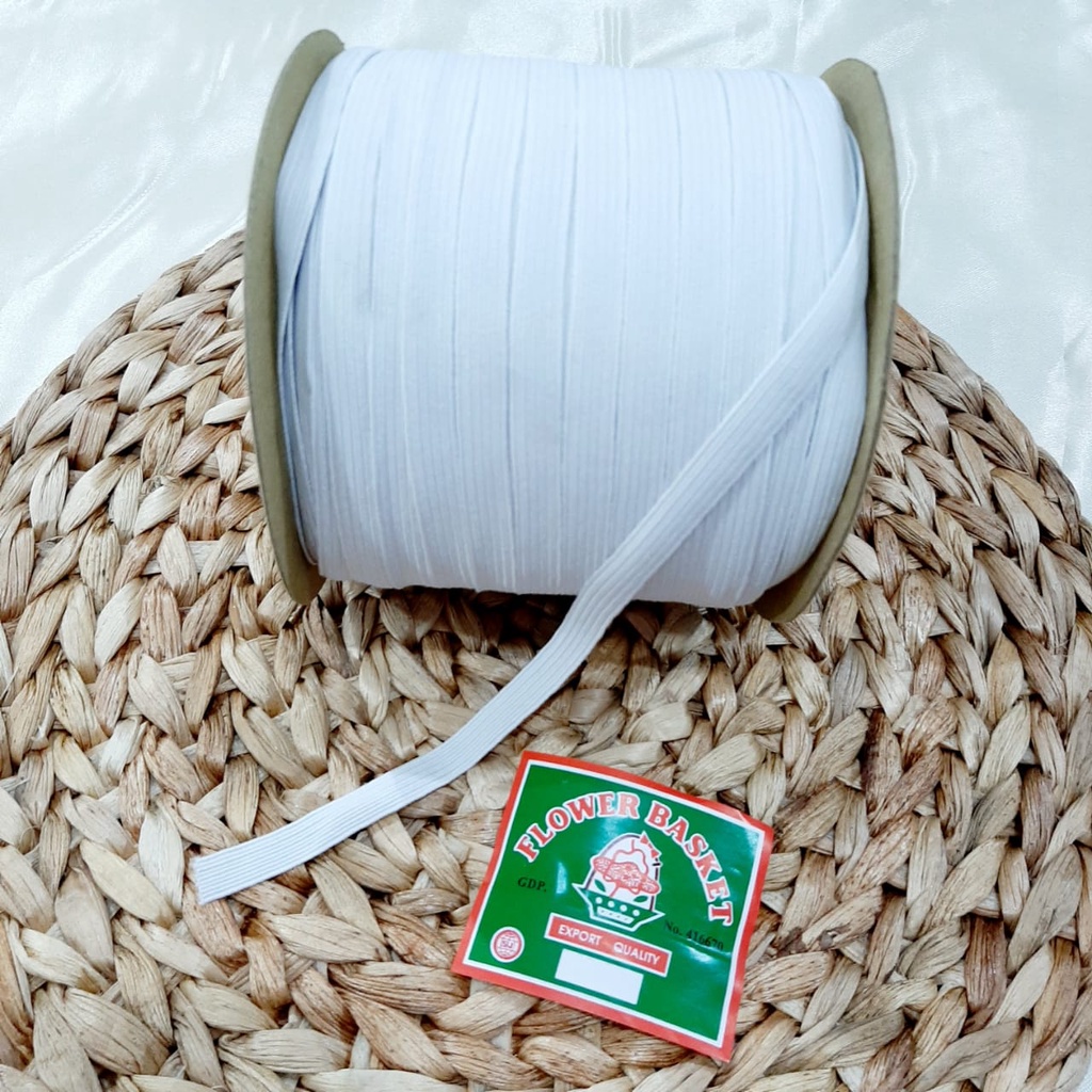 elastiksj fb putih/Elastik / Elastic Flower Basket SJ-6