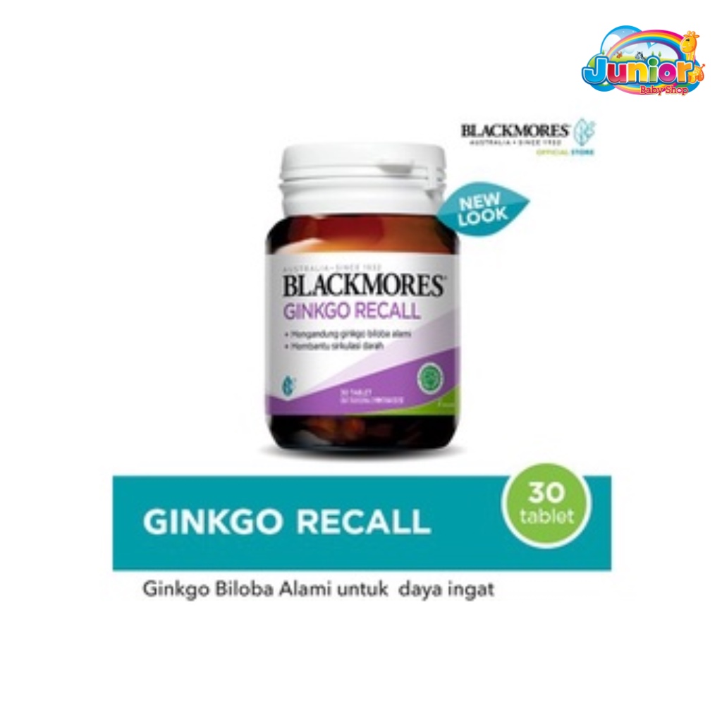 Blackmores Ginkgo Recall 30 Tablet