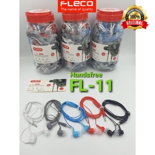 HEADSET HANDSFREE EARPHONE FLECO FL-11 ORIGINAL Super bass [1 toples isi 50] / Headset / Headphone [Earphone Universal Samsung Oppo Reno Vivo Realme Infinix Zenfone Huawei Nokia Xiaomi Redmi Poco]