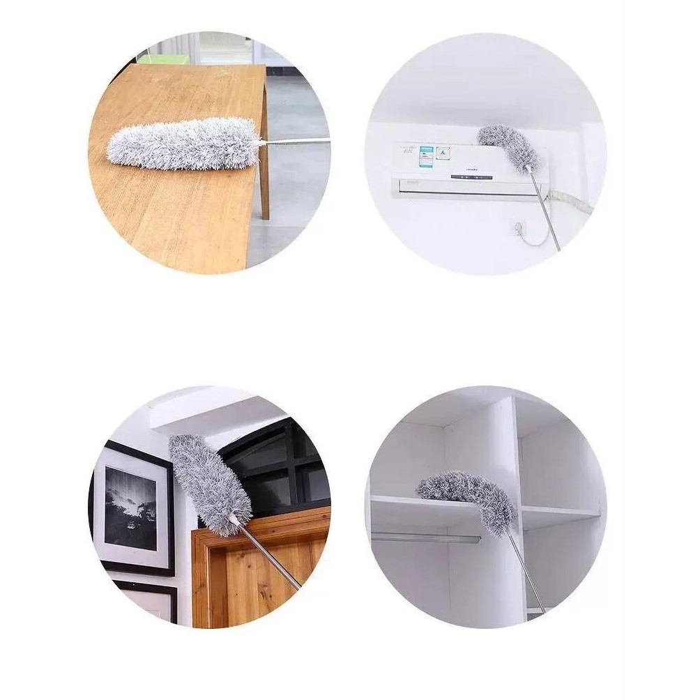 Kemoceng Microfiber Magnet Debu Extendable Bisa Tekuk 2,8 Meter - missbejogrosir