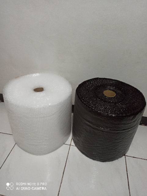 

Bubble wrap 30cmx50 mtr dan 42cmx50mtr GMP BENING/ HITAM