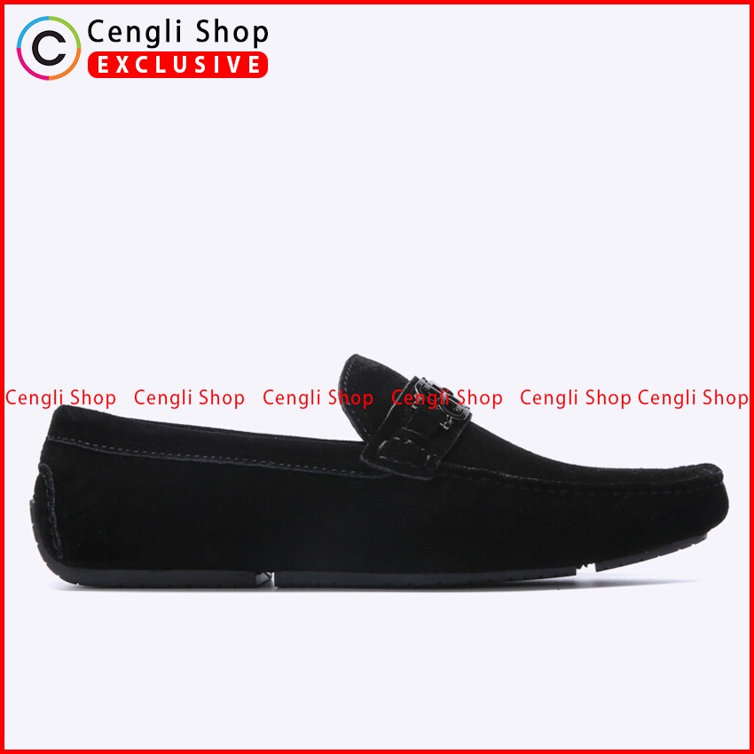 SEPATU LOAFER EVERBEST PRIA ORIGINAL PANSUS KULIT BRANDED HITAM EM42