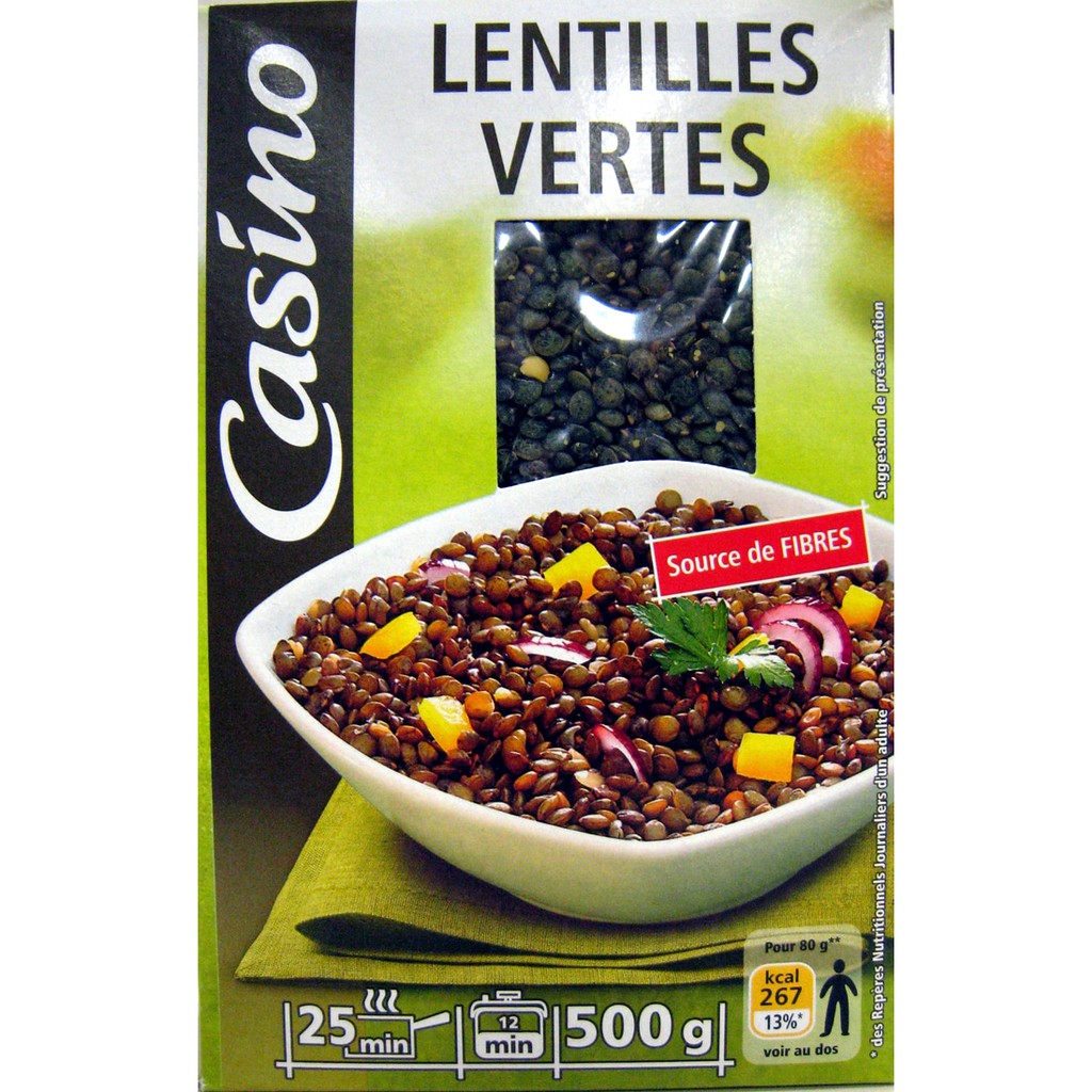 

Casino Lentilles Vertes - Green Lentils