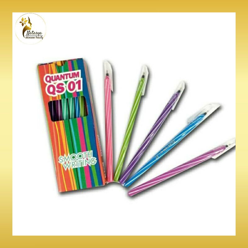 

✨VWKOSME✨Bolpen Quantum QS 01 Per Pack Isi 12