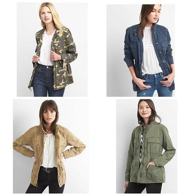 gap camo jacket womens