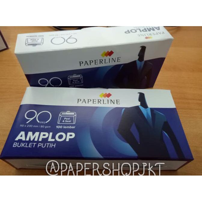 

Paperline Amplop Putih Polos 90 PPS PPL Ev 90 PPS BERGARANSI