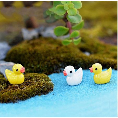 Miniatures - Terrariums - Fairy Garden - Animal_Yellow Duck (6pcs)