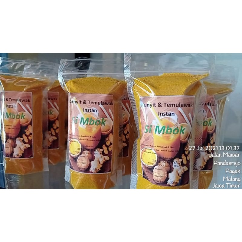 

Kunyit-temulawak instan mix