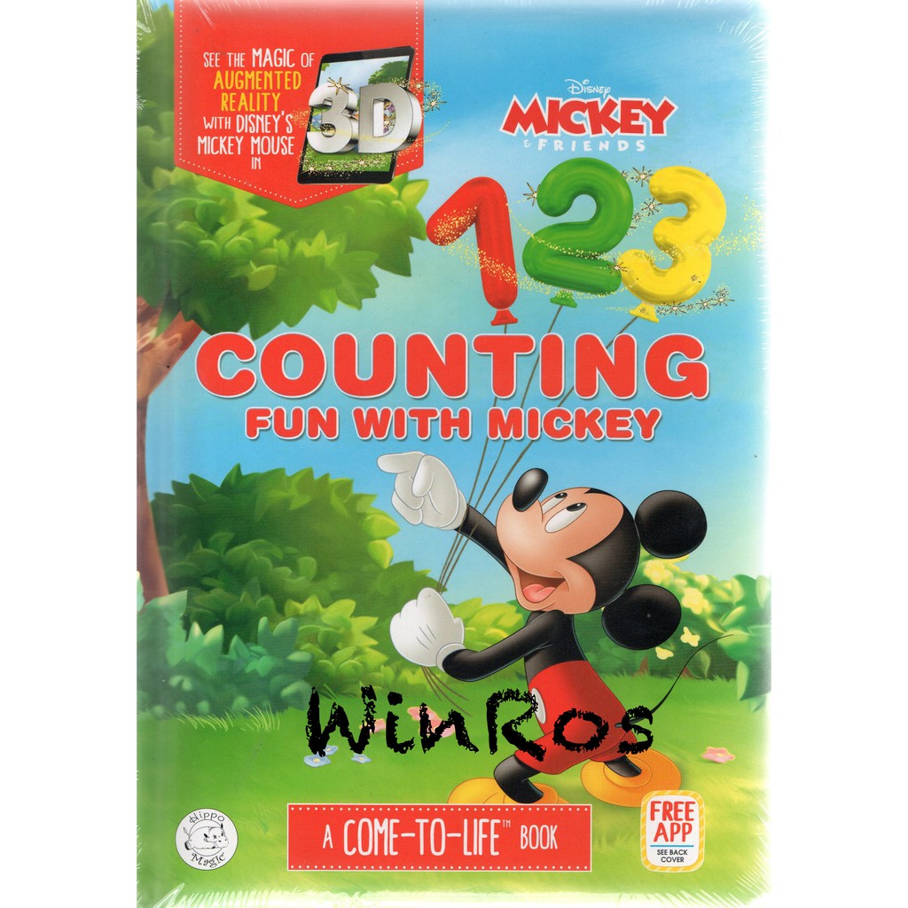 BBW Buku Ajaib Little Hippo ABC Fun Counting Fun with Mickey Disney