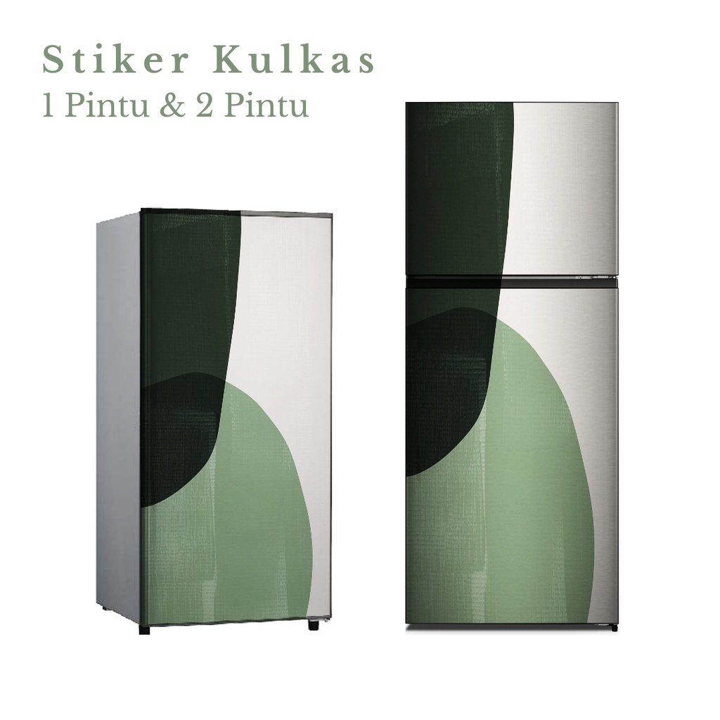 Stiker Kulkas 1 Pintu dan 2 Pintu motif Minimalist Kode MT-29 - FX