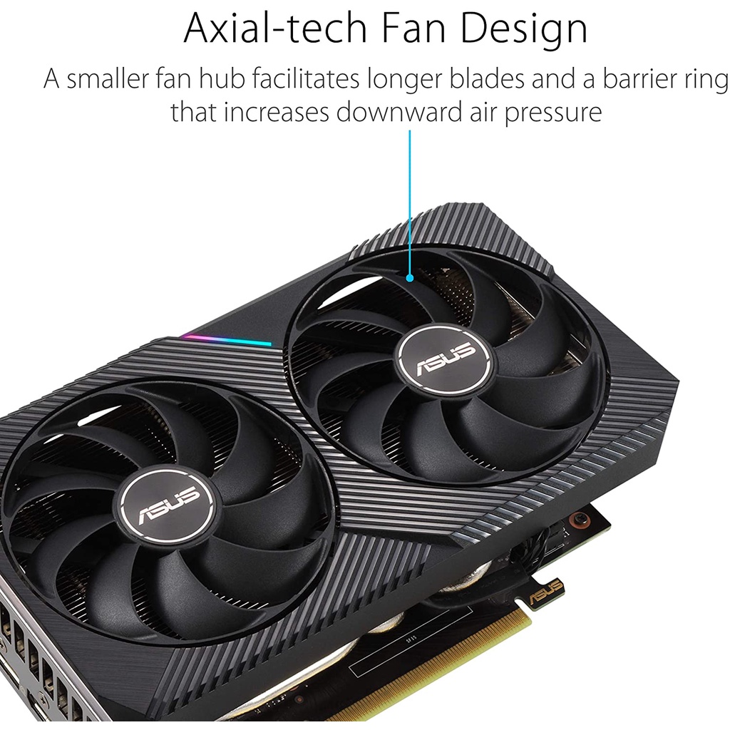 ASUS Dual GeForce RTX 3050 OC Edition 8GB GDDR6