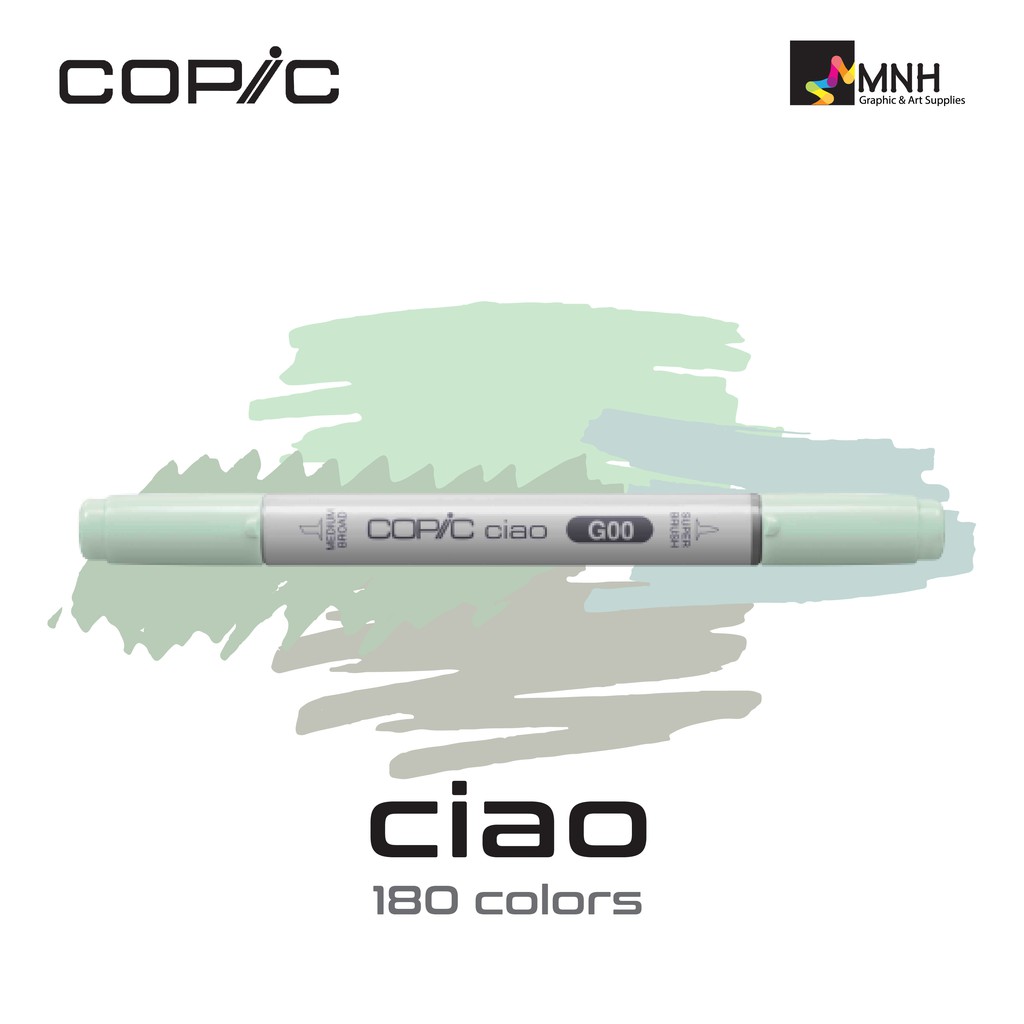 

Spidol Copic Ciao Marker Green Series (Satuan) G000 - G29